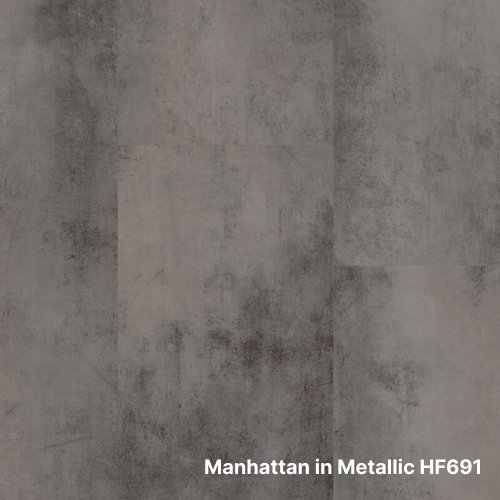Manhattan in Metallic - from the Black Label Collection by Happy Feet flooring swatch